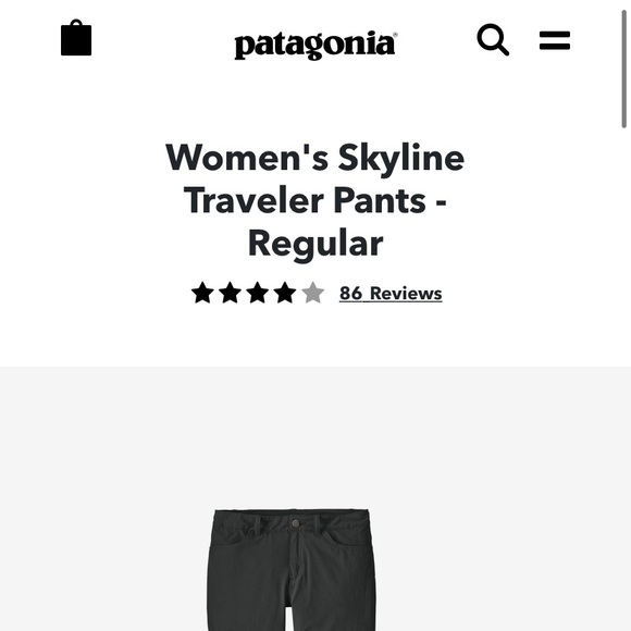 Patagonia Women's Traveler Pants - Regular In Black Sz 6 - Picture 1 of 7
